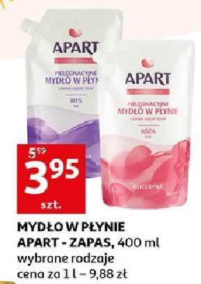 Auchan Mydło w płynie róża zapas apart floral care oferta