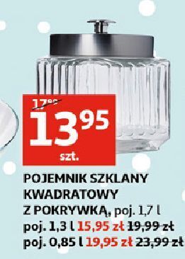 Auchan Pojemnik szklany 850 ml oferta