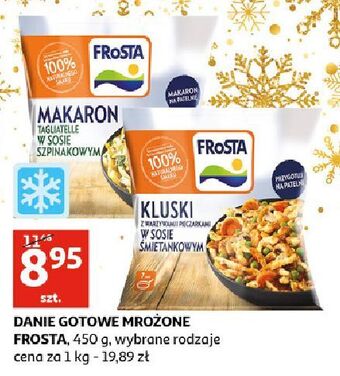 Auchan Makaron tagliatelle z sosem szpinakowym frosta oferta