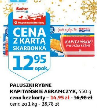 Auchan Paluszki rybne kapitańskie abramczyk oferta