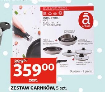 Auchan Komplet garnków actuel oferta