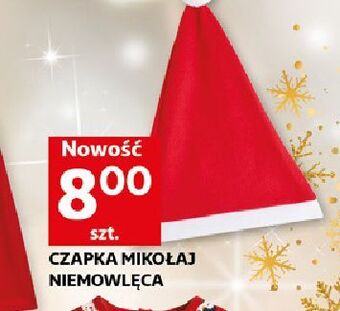 Auchan Czapka mikołaja niemowlęca oferta