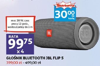 Auchan Głośnik bezprzewodowy flip 5 szary jbl oferta