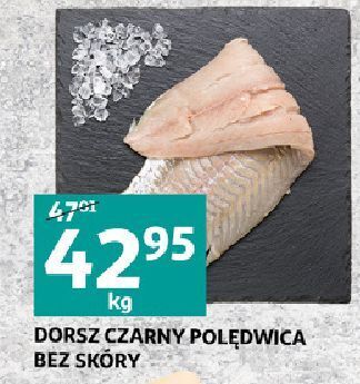 Auchan Dorsz czarniak filet bez skóry mrożony oferta
