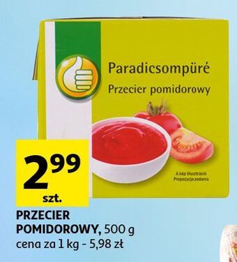 Przecier pomidorowy podniesiony kciuk