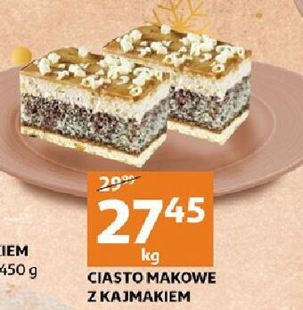 Auchan Ciasto makowe z kajmakiem oferta