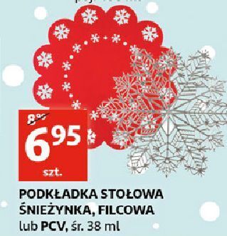 Auchan Podkładka stołowa śniezynki oferta