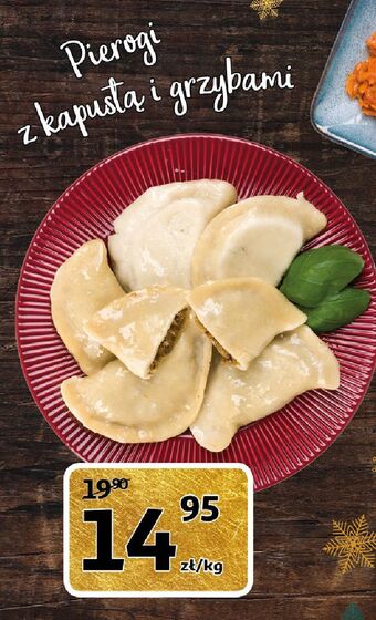 Auchan Pierogi z kapustą i grzybami oferta