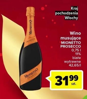 Carrefour Wino mionetto prosecco oferta