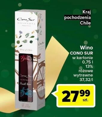 Carrefour Wino cono sur bicicleta pinot noir rose oferta