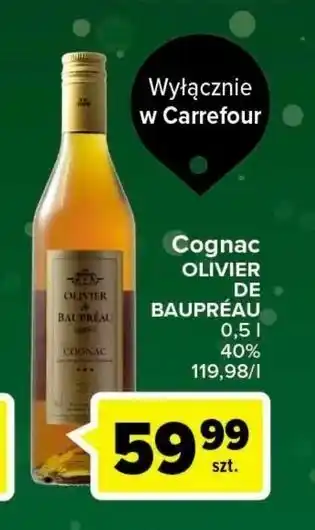 Koniak olivier de baupreau cognac