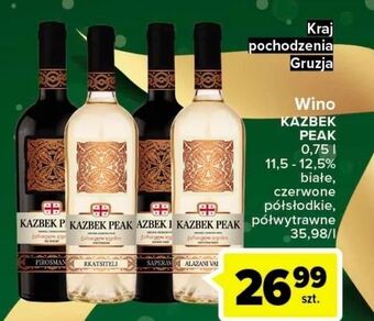Carrefour Wino kazbek peak saperavi oferta