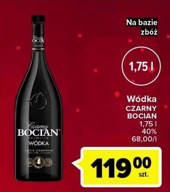 Carrefour Wódka czarny bocian vodka oferta