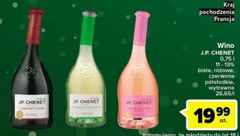 Carrefour Wino j.p. chenet cabernet-syrah oferta