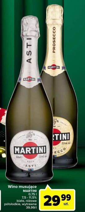 Carrefour Wino martini prosecco oferta