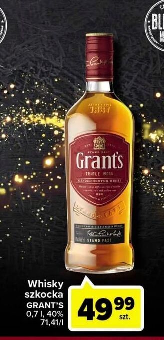 Carrefour Whisky grant's triple wood oferta