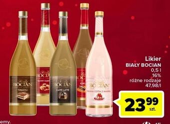 Carrefour Likier biały bocian panna cotta z maliną oferta