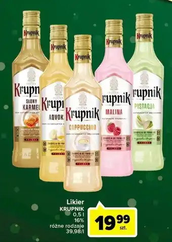 Carrefour Wódka krupnik pistacja oferta