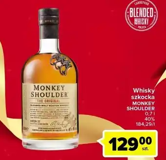 Whisky monkey shoulder