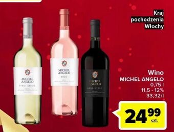 Carrefour Wino michelangelo rose oferta