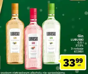 Carrefour Gin lubuski bitter orange oferta