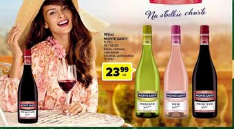 Carrefour Wino musujące monte santi dolce oferta