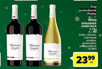 Carrefour Wino wiśnia winiarnia zamojska oferta