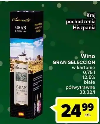 Carrefour Wino gran seleccion cabernet merlot do valencia oferta