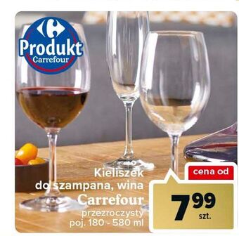 Carrefour Kieliszek do wina 580 ml carrefour oferta
