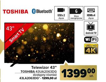 Carrefour Telewizor led 43'' 43la2063dg toshiba oferta