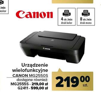 Carrefour Urządzenie wielofunkcyjne mg2555s canon oferta