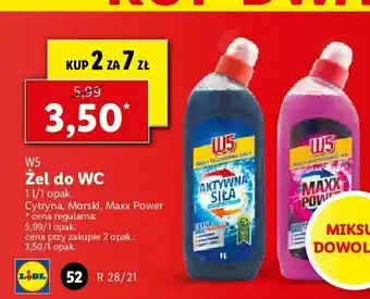 Lidl Środek do czyszczenia toalet maxx power 1 SZT 1 L oferta