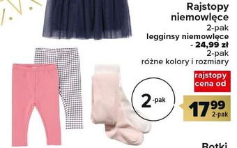 Carrefour Legginsy niemowlęce oferta