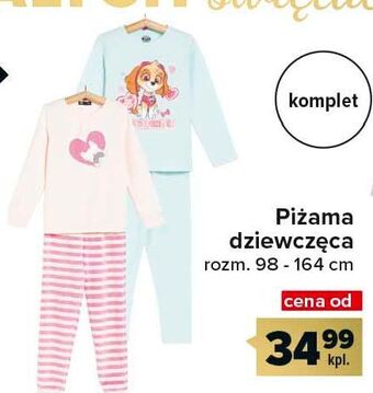 Carrefour Piżama dziecięca paw patrol oferta