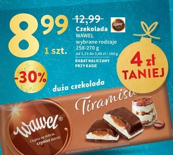 Intermarche Czekolada tiramisu wawel oferta