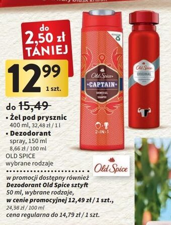 Intermarche Żel pod prysznic old spice captain oferta