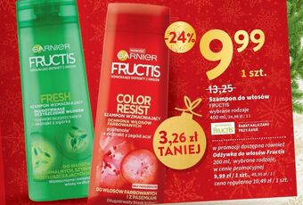 Intermarche Szampon wzmacniający do włosów farbowanych i z pasemkami garnier fructis color resist oferta