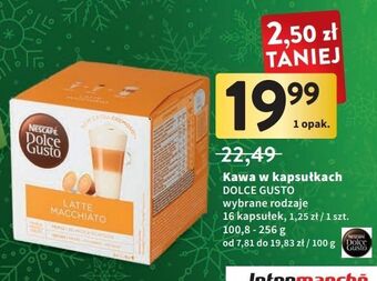 Intermarche Kawa latte macchiato nescafe dolce gusto oferta