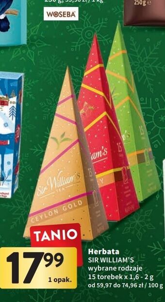 Intermarche Herbata ceylon gold sir william's tea oferta