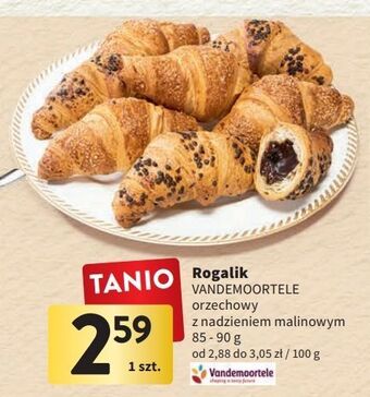 Intermarche Rogalik z nadzieniem czekoladowo-orzechowym vandemoortele oferta