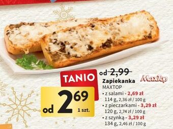 Intermarche Zapiekanka z pieczarkami maxtop oferta