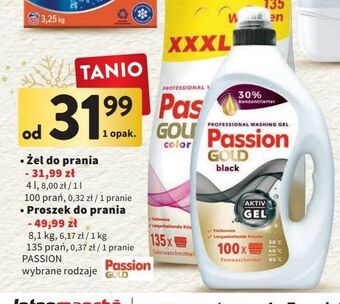 Intermarche Żel do prania black passion gold oferta