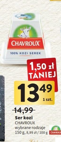 Intermarche Ser kozi naturalny chavroux oferta