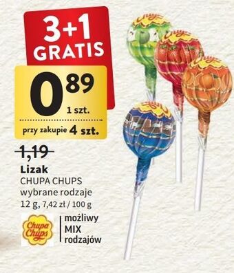 Intermarche Lizak apple chupa chups fruit oferta