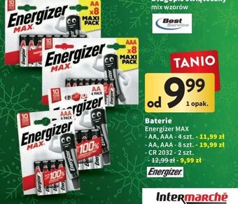 Intermarche Baterie alkaliczne aaa energizer max oferta