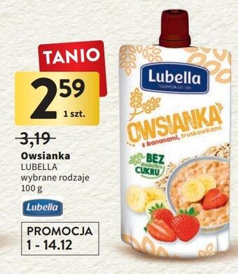Intermarche Owsianka bananowo-truskawkowa lubella oferta