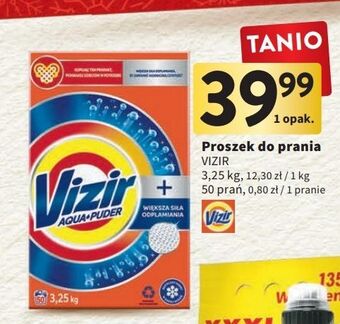 Intermarche Proszek do prania większa siła odplamiania vizir aqua puder oferta