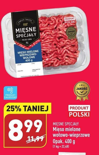 ALDI Mięsne specjały mięso mielone wołowo-wieprzowe 400g oferta
