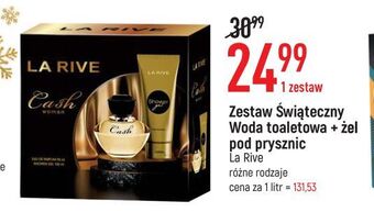 E.Leclerc Żel pod prysznic 100 ml + woda toaletowa 90 la rive cash oferta