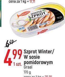 E.Leclerc Szprot w sosie pomidorowym graal oferta